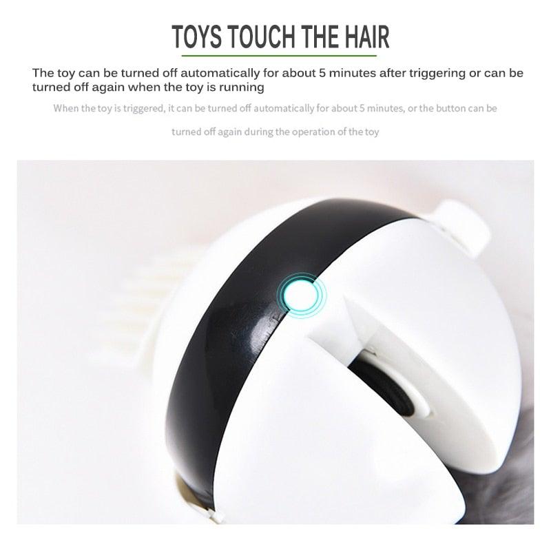 Electric Automatic Lifting Motion Cat Toy Puzzle Smart Pet Cat Teaser Ball Pet Supply Lifting Toys Toys Lifting Flutter Cat Exercise Toys Stevvex