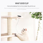 Electric Automatic Lifting Motion Cat Toy Puzzle Smart Pet Cat Teaser Ball Pet Supply Lifting Toys Toys Lifting Flutter Cat Exercise Toys Stevvex