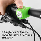 Electric Cycling Bell 90 dB Horn Rainproof  Bicycle Handlebar Silica Gel Shell Ring Bike Bell Bicycle Accessories Electric Cycling Bells Water-Resistant Cycling Bells Horn Loud Bicycle Horns Bicycle Accessories Stevvex
