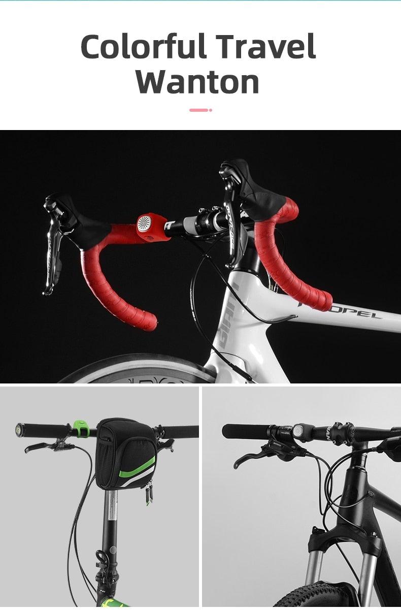 Electric Cycling Bell 90 dB Horn Rainproof  Bicycle Handlebar Silica Gel Shell Ring Bike Bell Bicycle Accessories Electric Cycling Bells Water-Resistant Cycling Bells Horn Loud Bicycle Horns Bicycle Accessories Stevvex