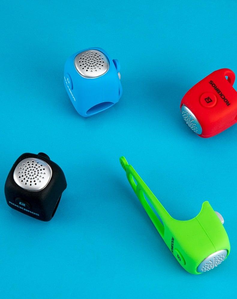 Electric Cycling Bell 90 dB Horn Rainproof  Bicycle Handlebar Silica Gel Shell Ring Bike Bell Bicycle Accessories Electric Cycling Bells Water-Resistant Cycling Bells Horn Loud Bicycle Horns Bicycle Accessories Stevvex