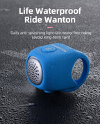 Electric Cycling Bell 90 dB Horn Rainproof  Bicycle Handlebar Silica Gel Shell Ring Bike Bell Bicycle Accessories Electric Cycling Bells Water-Resistant Cycling Bells Horn Loud Bicycle Horns Bicycle Accessories Stevvex