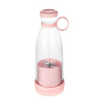 Electric Portable Blender Juice Glass Bottle Fresh Fruit Juicer USB Multifunction Food Strawberry Citrus Milkshake Mixers Maker Mini Electric Portable Blender Juicer Cup USB Rechargeable Juicer Multi-Functional Small Mixer