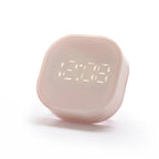 Electronic Square Silent Bedside Alarm Clock Intelligent Temperature Sensing Magnetic Attraction Desk Clock Mini Battery Operated Alarm Clock  Home Decor Stevvex