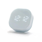 Electronic Square Silent Bedside Alarm Clock Intelligent Temperature Sensing Magnetic Attraction Desk Clock Mini Battery Operated Alarm Clock  Home Decor Stevvex
