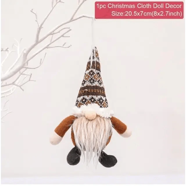 Elegance Christmas Faceless Doll Merry Christmas Decorations For Home Cristmas Ornament New Year Gift Stevvex