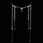 Elegance‌ Crystal Teardrop Hair Jewelry Forehead Accent (MAC335)