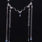 Elegance‌ Crystal Teardrop Hair Jewelry Forehead Accent (MAC335)