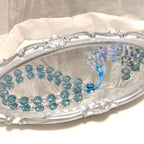 Elegance Islamic Gift Muslim Glass Tasbeeh with Beaded Tassel (MR082)