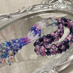 Elegance Islamic Gift Muslim Glass Tasbeeh with Beaded Tassel (MR082)