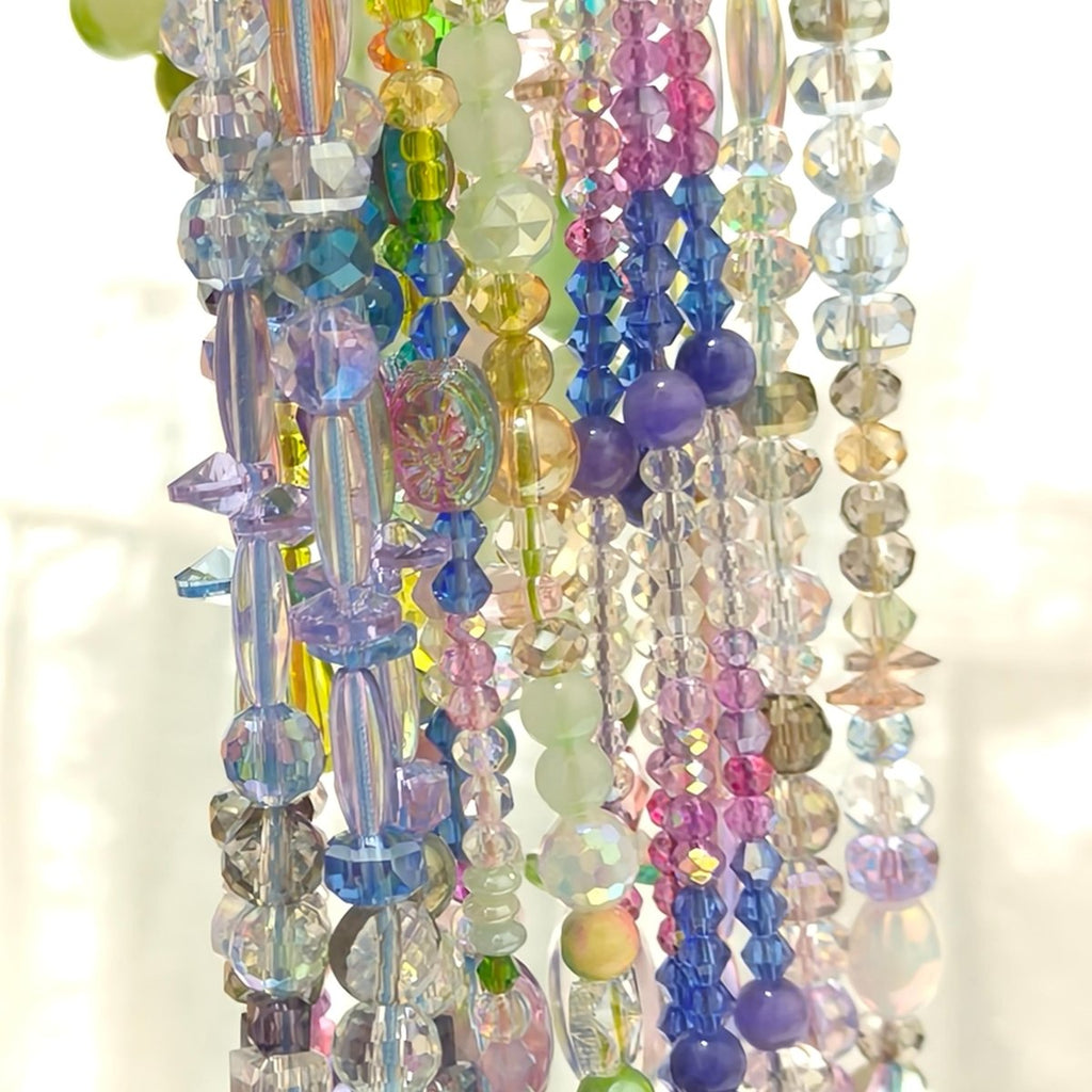 Elegance Islamic Gift Muslim Glass Tasbeeh with Beaded Tassel (MR082)