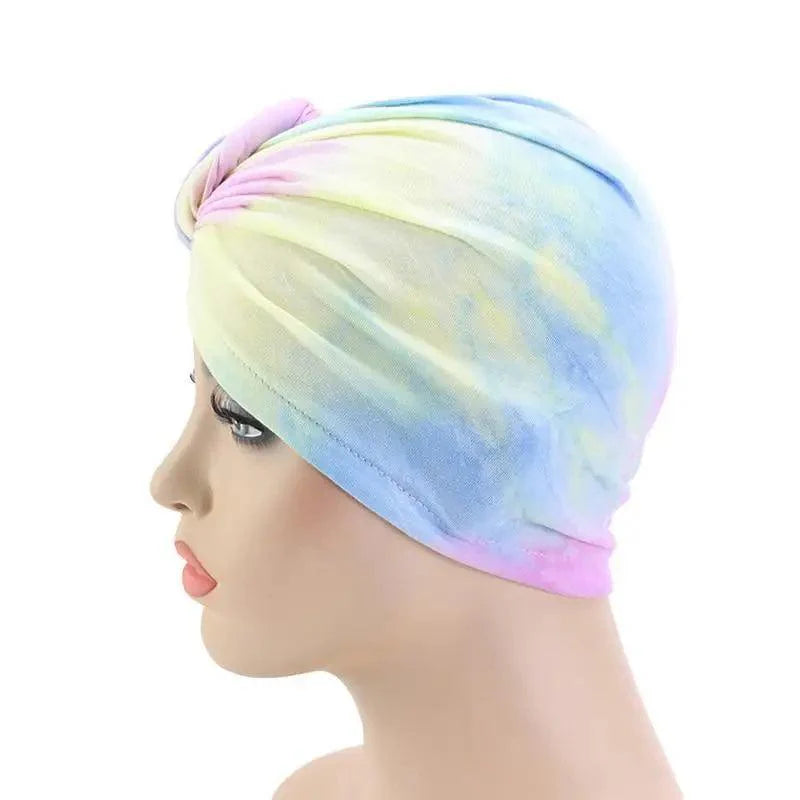 Elegance Mommy And Kids Turban Hat Cap With Big Bow Soft Cute Knot Nursery Beanie Knotted Headban Stevvex