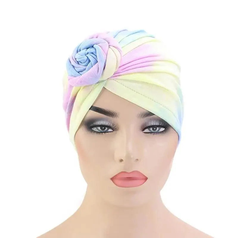Elegance Mommy And Kids Turban Hat Cap With Big Bow Soft Cute Knot Nursery Beanie Knotted Headban Stevvex