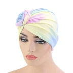 Elegance Mommy And Kids Turban Hat Cap With Big Bow Soft Cute Knot Nursery Beanie Knotted Headban Stevvex