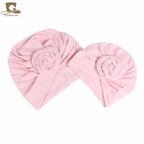 Elegance Mommy And Kids Turban Hat Cap With Big Bow Soft Cute Knot Nursery Beanie Knotted Headban Stevvex