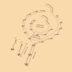 Elegance Pearl Earrings & Necklace Ensemble (MAC313)