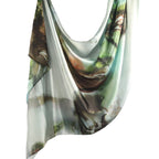 Elegance Satin Marble Print Hijab (MH172)