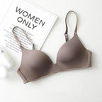 Elegance Seamless Bras for Women Push Up Bras No Wire Brassiere A B Cup Underwear Sexy Bra Three Quarters(3/4 Cup) Bras For Ladies Stevvex