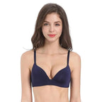 Elegance Seamless Bras for Women Push Up Bras No Wire Brassiere A B Cup Underwear Sexy Bra Three Quarters(3/4 Cup) Bras For Ladies Stevvex