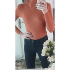 Elegance Solid White and Black Tops,Sweaters Winter Long Sleeve Turtleneck Pullovers Women's Sweaters Female Clothing Stevvex