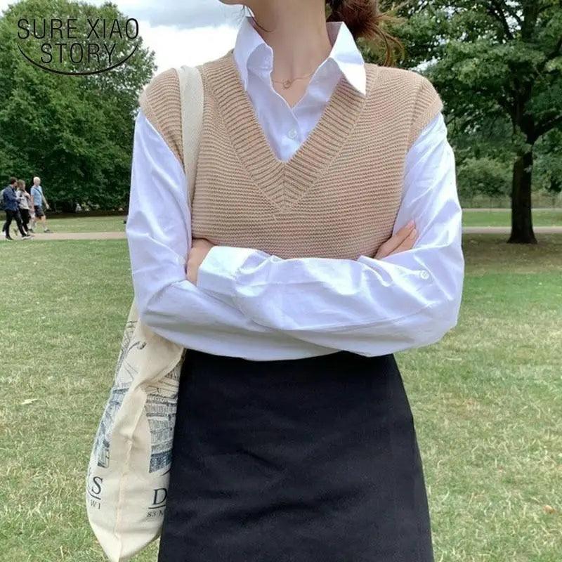 Elegance Solid White and Black Tops,Sweaters Winter Long Sleeve Turtleneck Pullovers Women's Sweaters Female Clothing Stevvex