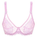 Elegance Transparent Bras For Women Ultra Thin Lace Bralette Underwire Push Up Plus Big Size Top Summer 34 36 38 40 ABCD Cup Stevvex