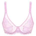 Elegance Transparent Bras For Women Ultra Thin Lace Bralette Underwire Push Up Plus Big Size Top Summer 34 36 38 40 ABCD Cup Stevvex