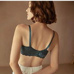 Elegance Transparent Bras For Women Ultra Thin Lace Bralette Underwire Push Up Plus Big Size Top Summer 34 36 38 40 ABCD Cup Stevvex