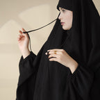 Elegant 2-Piece Crepe Abaya & Khimar Set (MK008) Mariam's Collection