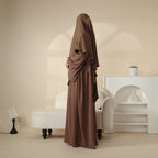 Elegant 2-Piece Crepe Abaya & Khimar Set (MK008) Mariam's Collection