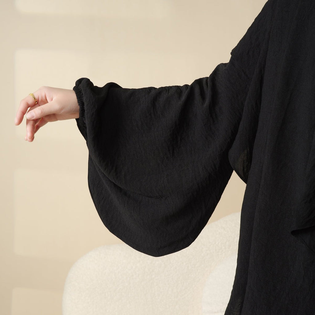 Elegant 2-Piece Crepe Abaya & Khimar Set (MK008) Mariam's Collection