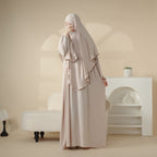 Elegant 2-Piece Crepe Abaya & Khimar Set (MK008) Mariam's Collection