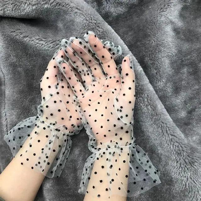 Elegant Black 1 Pair Women Summer Flexible Gloves Stretchy One Size Gloves Excellent For Any Occasion Stevvex