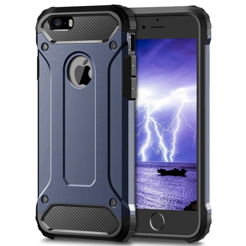 Elegant Black Armor Case for iPhone 14 Pro 13 12 11 Pro Max Heavy Duty Shockproof Cover Full Body Protective Silicone Shockproof Phone Cover Luxury Design Stevvex