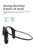 Elegant Black Headphones Wireless Earphones For Workouts And Running Bluetooth Headphones With Mic Grey Bluetooth 5.0 Bone Conduction Earphone Waterproof Sport Headphone Bluetooth Headsets Wireless Headphones Music Handsfree Design Stevvex
