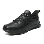 Elegant Black Winter Men Waterproof Snow Shoes Comfortable Sneakers Mens Work Casual Shoes Non-Slip Light Rubber Sole Walk Fashion Sneakers Breathable Comfort Walking Shoes For Mens Stevvex