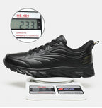 Elegant Black Winter Men Waterproof Snow Shoes Comfortable Sneakers Mens Work Casual Shoes Non-Slip Light Rubber Sole Walk Fashion Sneakers Breathable Comfort Walking Shoes For Mens Stevvex