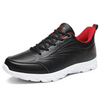 Elegant Black Winter Men Waterproof Snow Shoes Comfortable Sneakers Mens Work Casual Shoes Non-Slip Light Rubber Sole Walk Fashion Sneakers Breathable Comfort Walking Shoes For Mens Stevvex