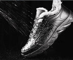 Elegant Black Winter Men Waterproof Snow Shoes Comfortable Sneakers Mens Work Casual Shoes Non-Slip Light Rubber Sole Walk Fashion Sneakers Breathable Comfort Walking Shoes For Mens Stevvex
