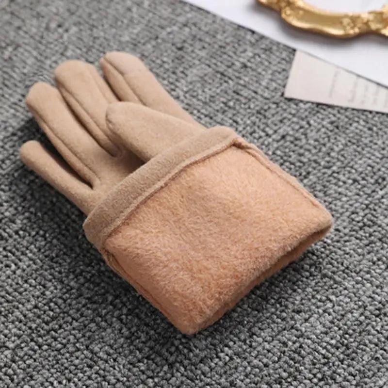 Elegant Black Winter Women Outdoor Warm One Size Gloves Fashionable Cute Bow Style Casual Gloves For Women Stevvex