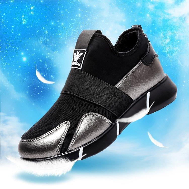 Elegant Black Women Sneakers Vulcanized Shoes Ladies Casual Shoes Breathable Walking Mesh Flats Sport Running Women's Lightweight Simple Espadrilles Everyday Walking Fashion Shoes Stevvex