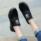 Elegant Black Women Sneakers Vulcanized Shoes Ladies Casual Shoes Breathable Walking Mesh Flats Sport Running Women's Lightweight Simple Espadrilles Everyday Walking Fashion Shoes Stevvex