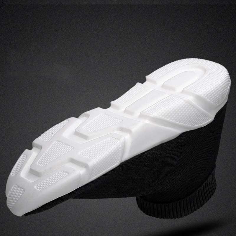 Elegant Black Womens Socks Sneakers Trainers Women Slip-on Stretch Black Sneakers Lightweight Breathable Walking Shoes Running Shoes Mesh Workout Casual Sports Sneakers Stevvex