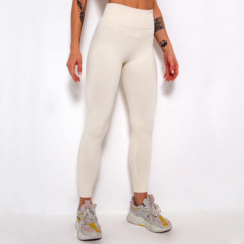 Elegant Blue Yoga Pants High Waisted Gym Leggings Yoga Leggings Seamless Gym Push Up Workout Stretch Fitness Sweatpants Ultra Soft Leggings Tight Sport Women Fitness Seamless Female Legging Tummy Control Running Pants For Training Stevvex