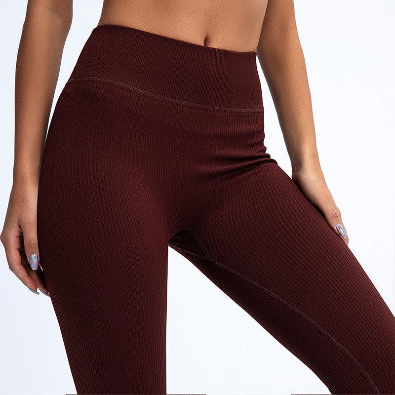 Elegant Blue Yoga Pants High Waisted Gym Leggings Yoga Leggings Seamless Gym Push Up Workout Stretch Fitness Sweatpants Ultra Soft Leggings Tight Sport Women Fitness Seamless Female Legging Tummy Control Running Pants For Training Stevvex
