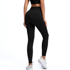 Elegant Blue Yoga Pants High Waisted Gym Leggings Yoga Leggings Seamless Gym Push Up Workout Stretch Fitness Sweatpants Ultra Soft Leggings Tight Sport Women Fitness Seamless Female Legging Tummy Control Running Pants For Training Stevvex