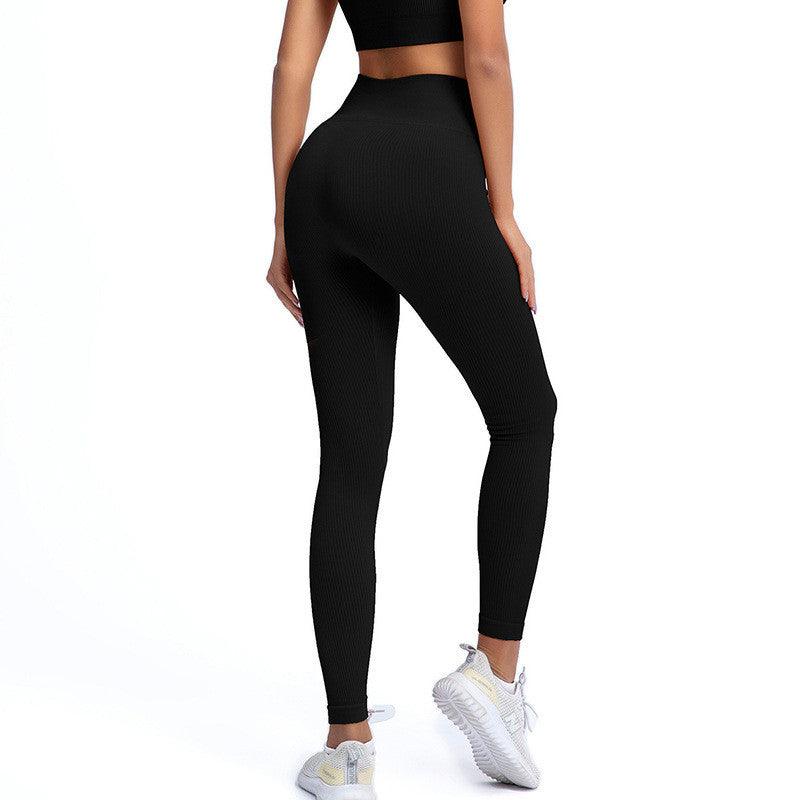 Elegant Blue Yoga Pants High Waisted Gym Leggings Yoga Leggings Seamless Gym Push Up Workout Stretch Fitness Sweatpants Ultra Soft Leggings Tight Sport Women Fitness Seamless Female Legging Tummy Control Running Pants For Training Stevvex