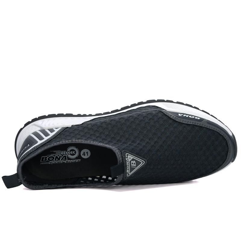 Elegant Breathable Casual Mens Sneakers Comfortable Walking Man Trendy Slip On Walking Shoes Non Slip Running Shoes Lightweight Breathable Mesh Fashion Sneakers Stevvex