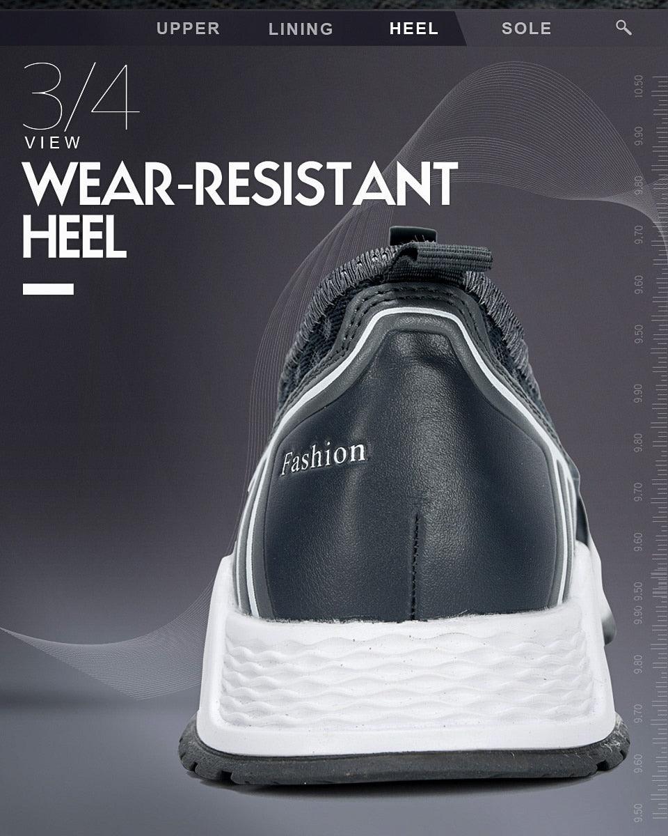 Elegant Breathable Casual Mens Sneakers Comfortable Walking Man Trendy Slip On Walking Shoes Non Slip Running Shoes Lightweight Breathable Mesh Fashion Sneakers Stevvex