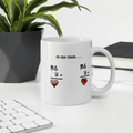 Elegant Ceramic Mug Cup " Lets Do Math's " Cute Novelty Mug Cup Tea Cup Valentine's Day Mug Funny Coffee Mug Gift for Lovers Valentines Day for Husband, Boyfriend, Wife, Girlfriend, Cute Gifts for Loved Ones Stevvex